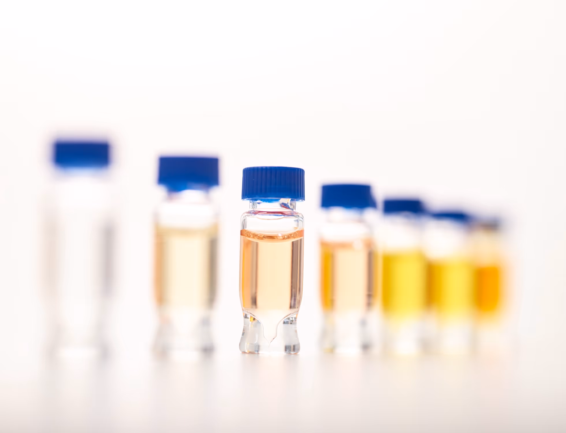 test tubes displayed artistically