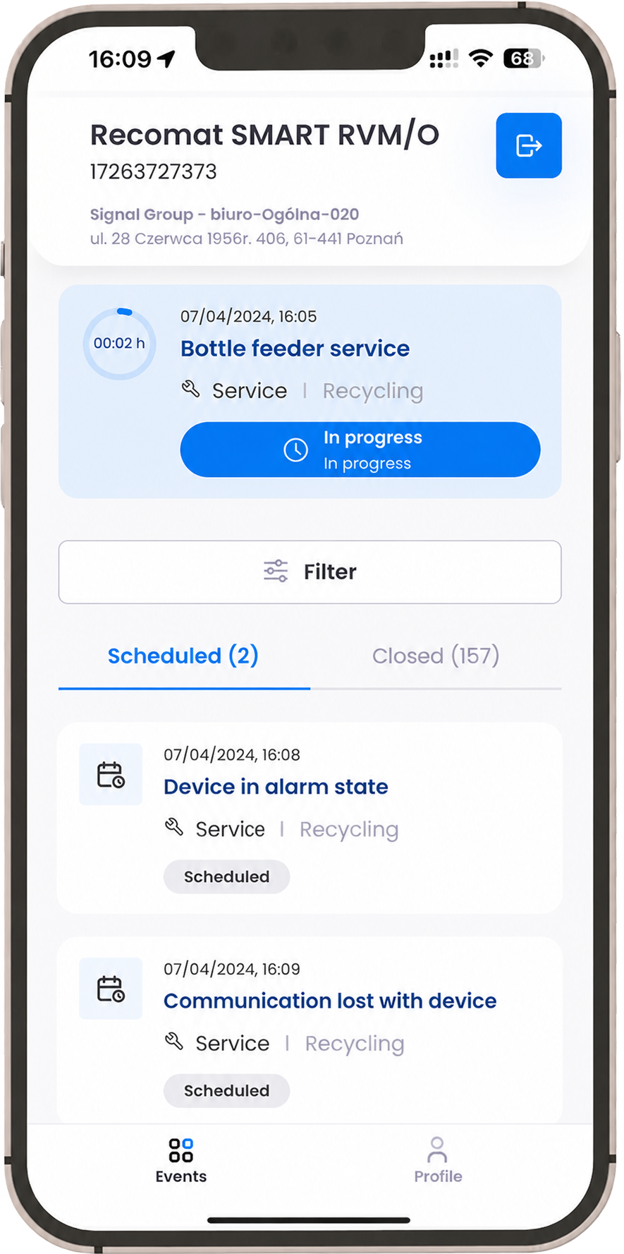 Fixtag mobile application – equipment documentation