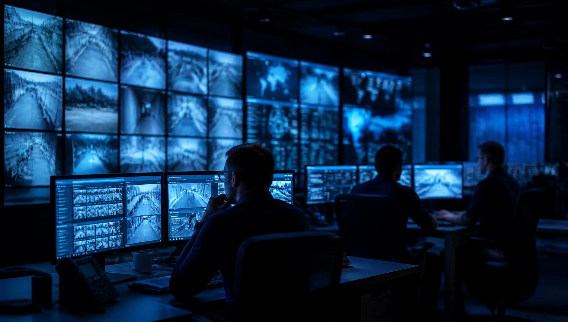 Centrum operacyjne nadzorujące monitoring wielu lokalizacji