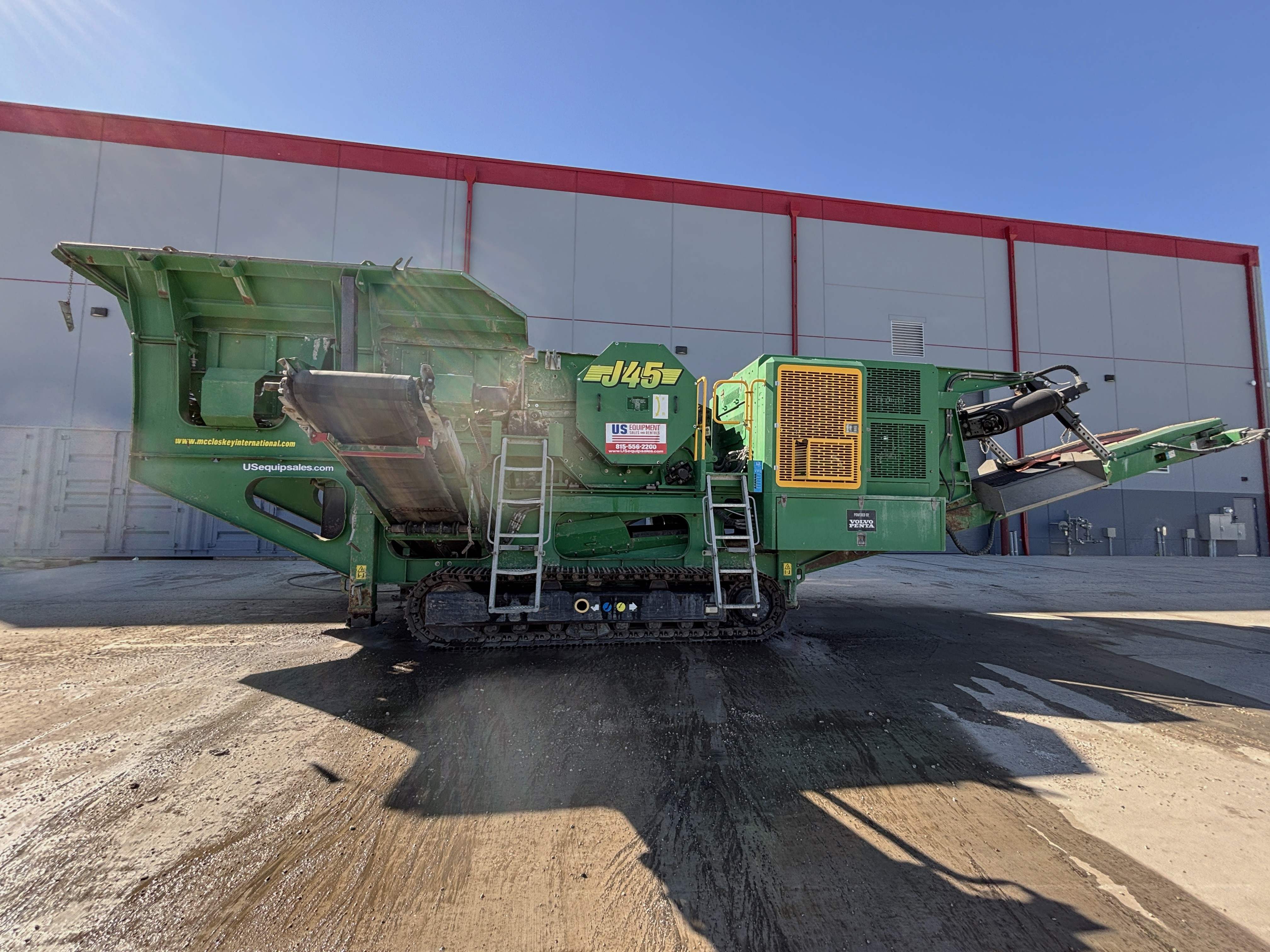 2021 McCloskey J45 - High Capacity Mobile Jaw Crusher #CS694