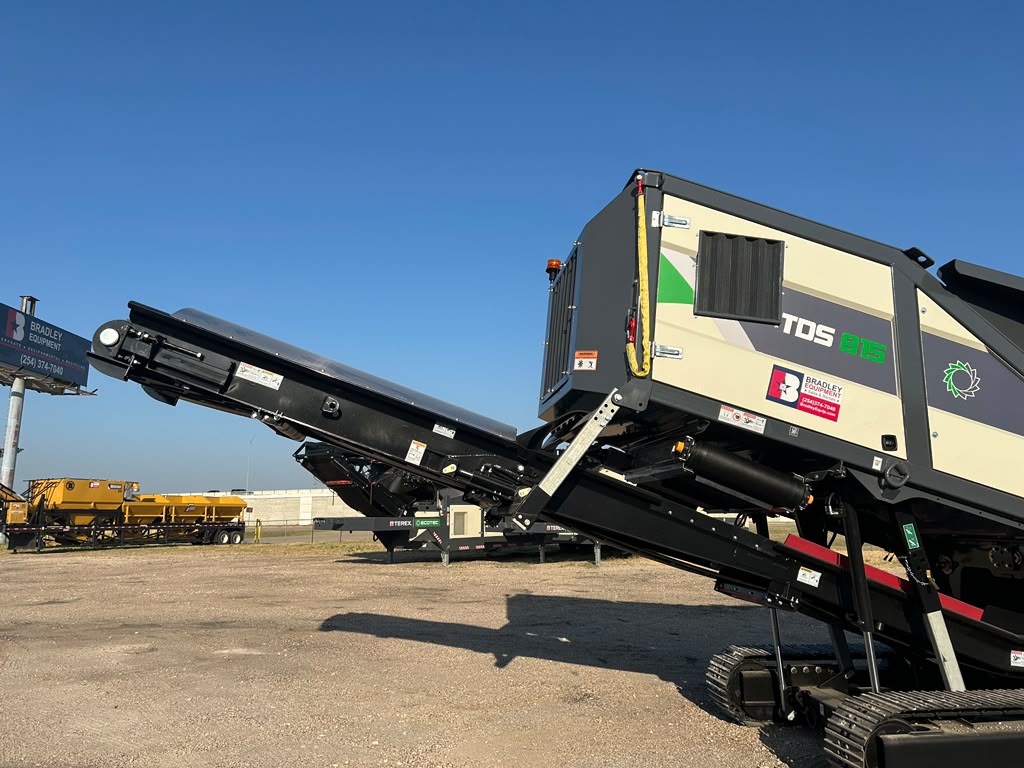 Terex Ecotec TDS 815 twin-shaft shredding unit