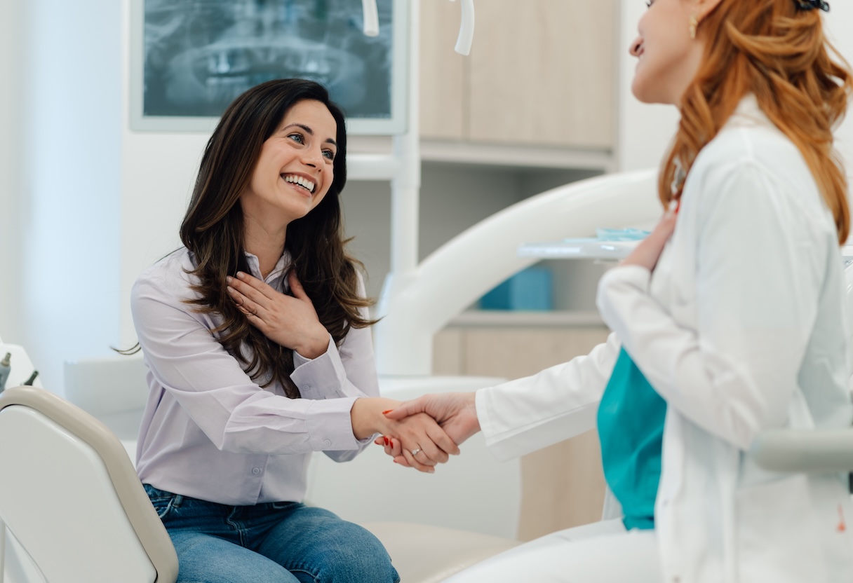 image of a team meeting (for a medical clinic)