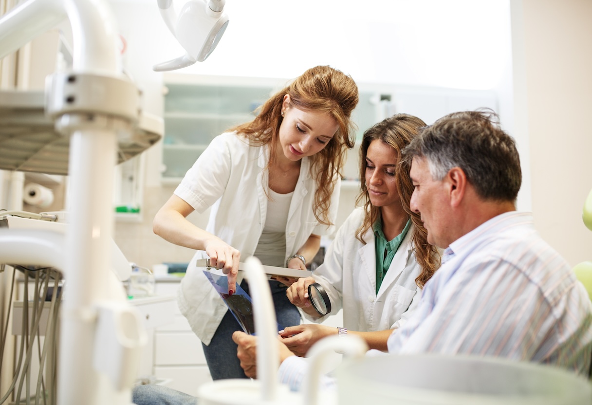 image of patient consultation (for a dental office)