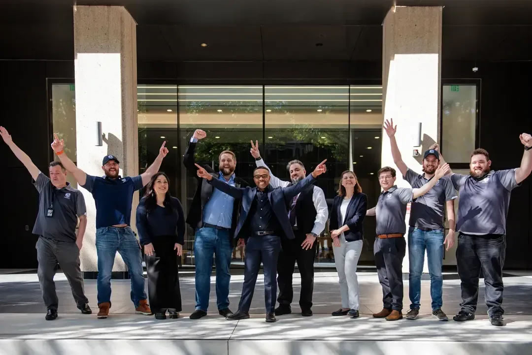 The complete AllSafe IT team, a leading provider of managed IT services in Glendale CA