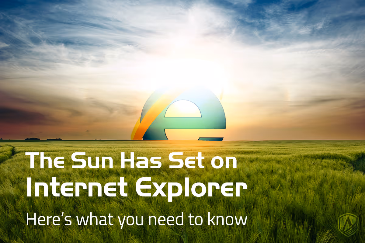 The Sun Has Set on Internet Explorer — AllSafe IT blog