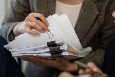 Stack of documents