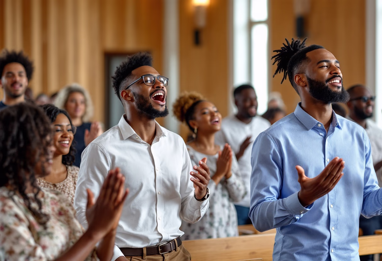 image of church congregation