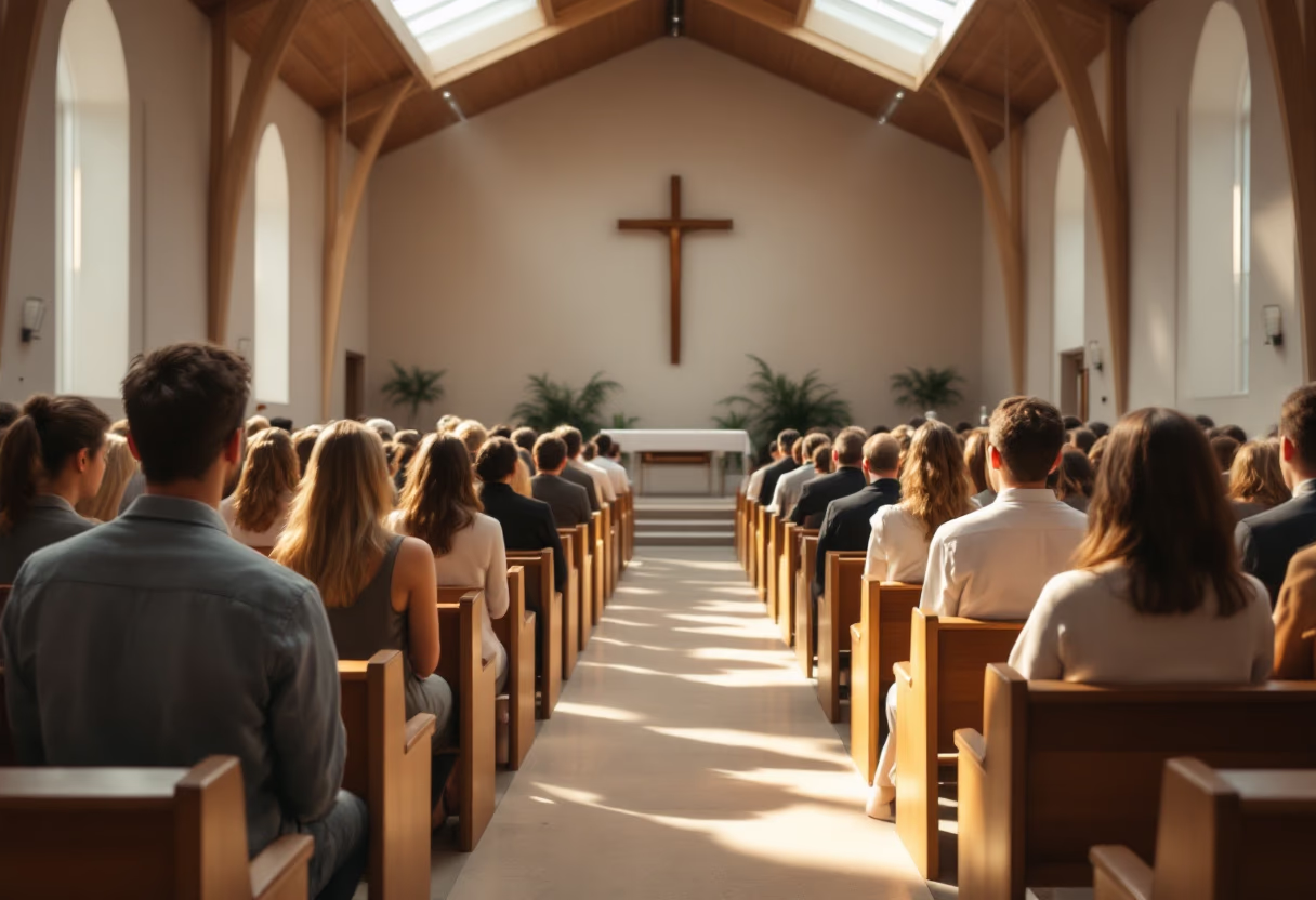 image of church congregation