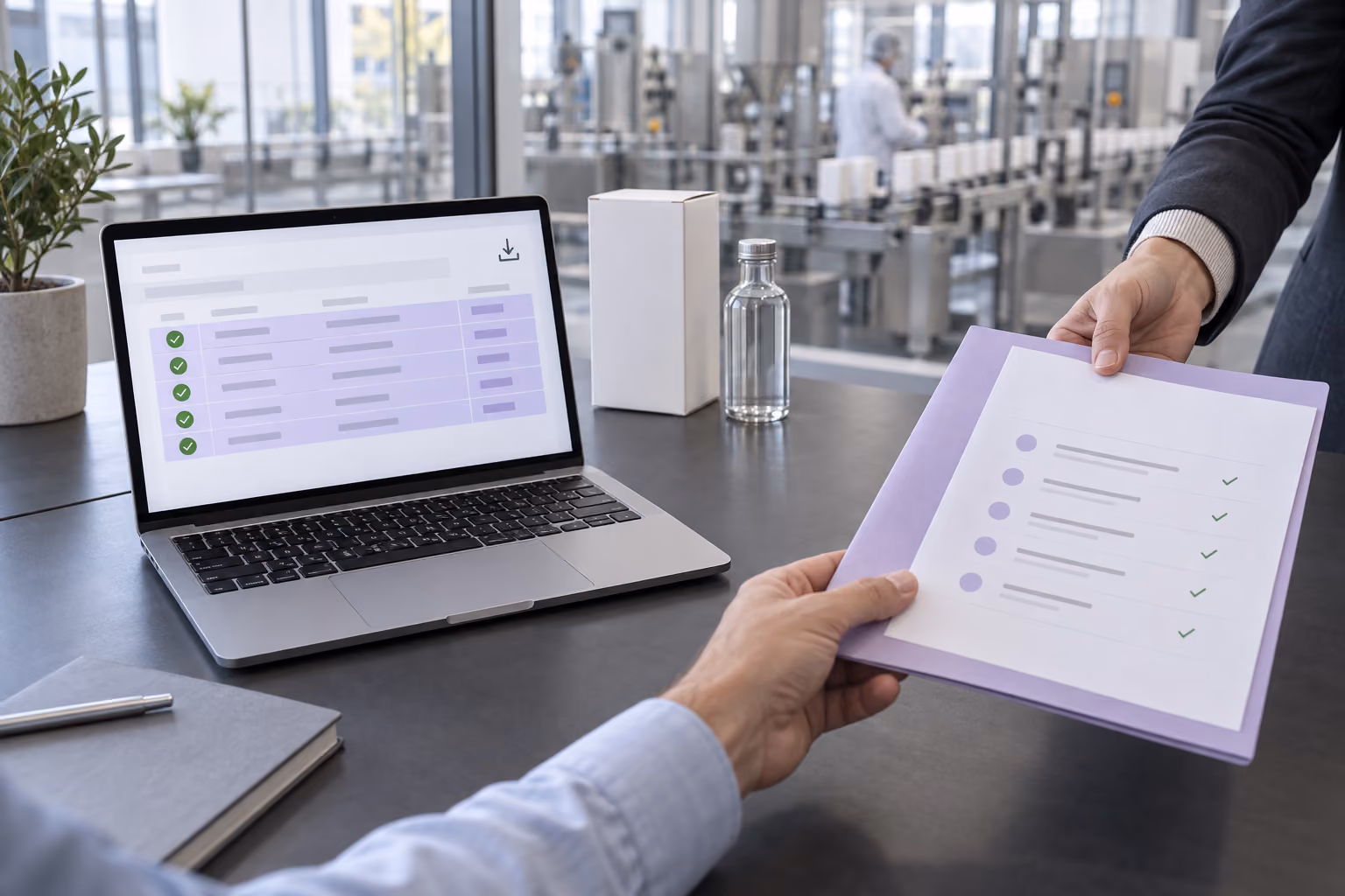 AI-generated selected shortlist prepared for a sales handover