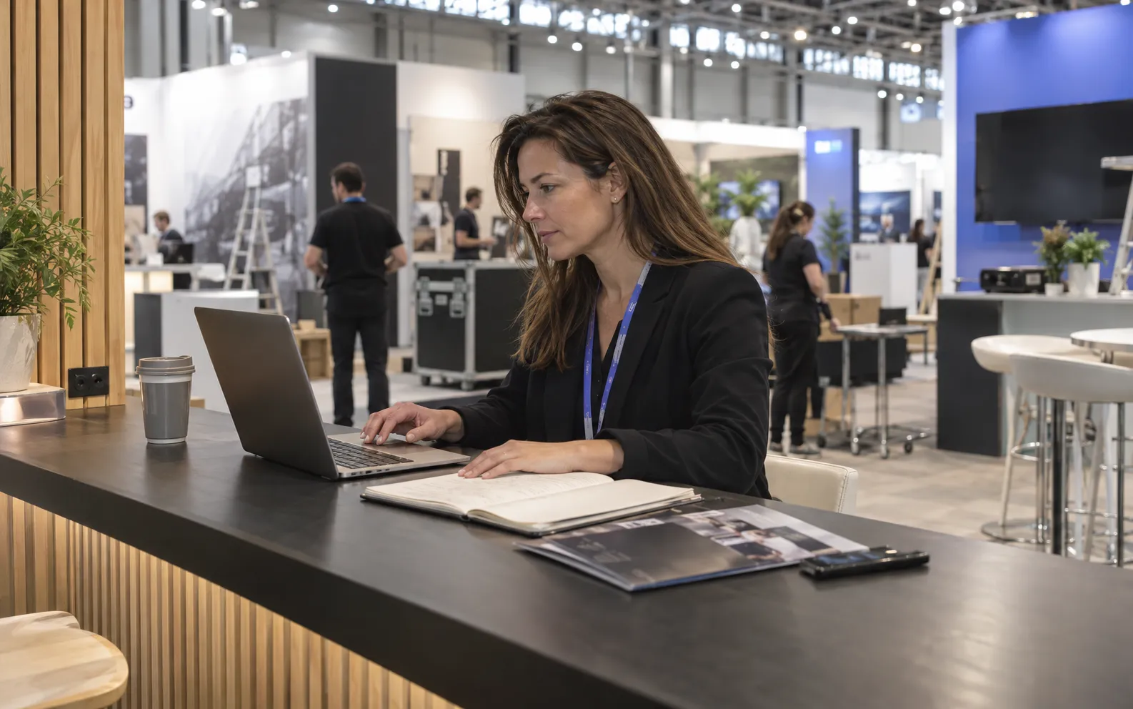 Generated scenario: an exhibitor preparing a thoughtful pre-show invitation