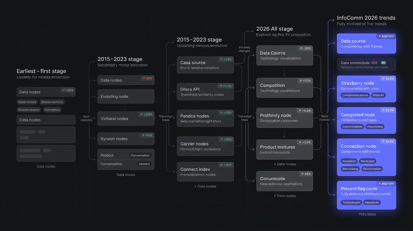 InfoComm 2026 technology trends — AV over IP, AI collaboration, DVLED, unified communications convergence