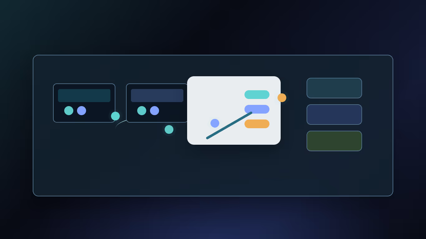 Trade show ROI workflow showing target accounts meetings qualified leads and follow-up