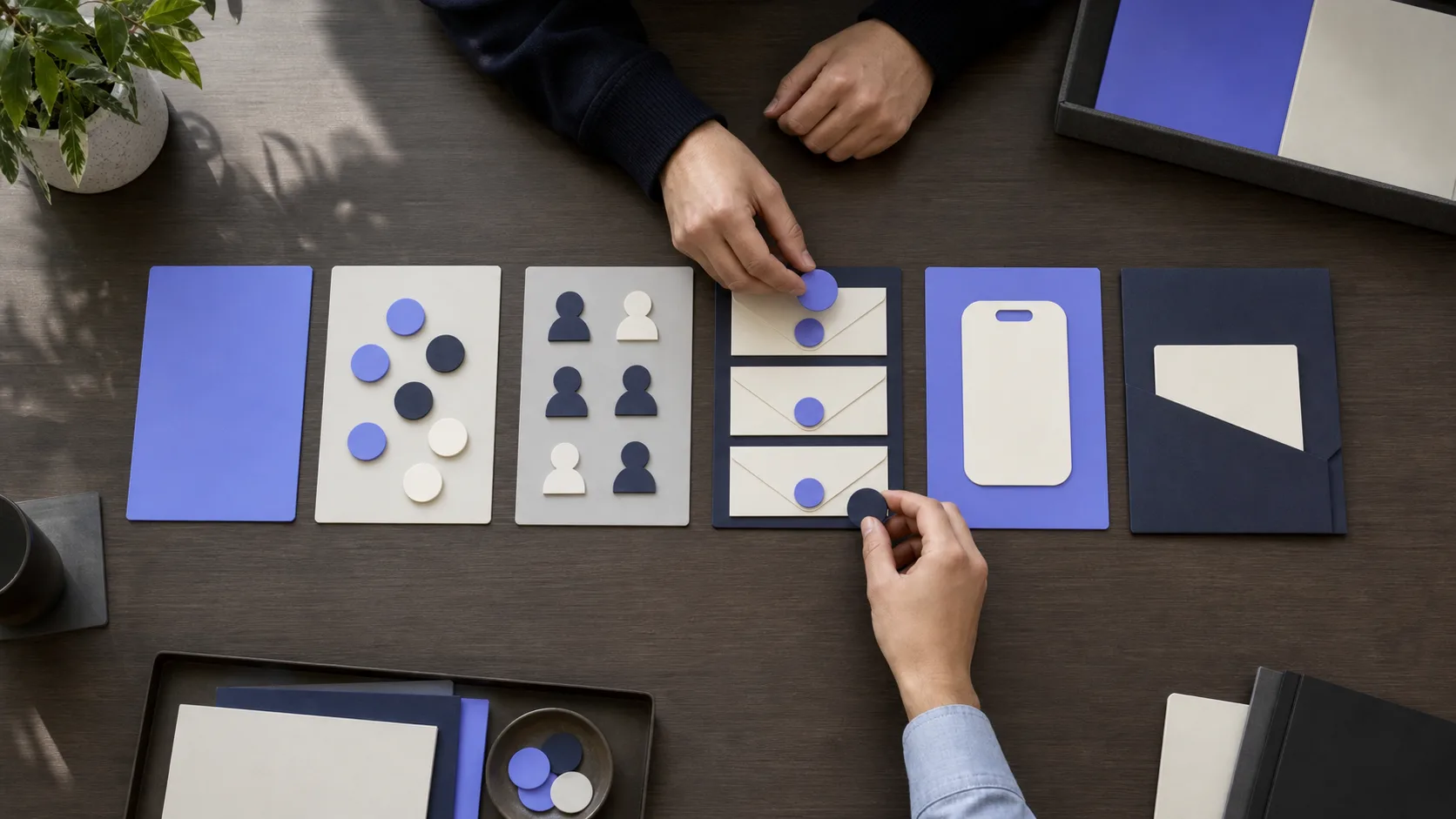 Six-stage pre-show workflow from account research to meeting follow-up