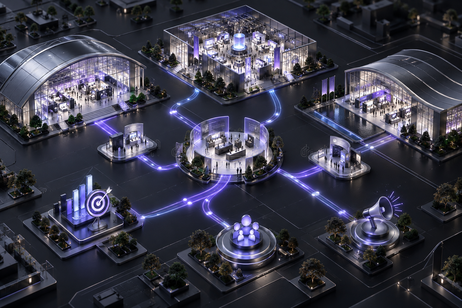 Selected trade shows, target audiences and campaign planning pathways