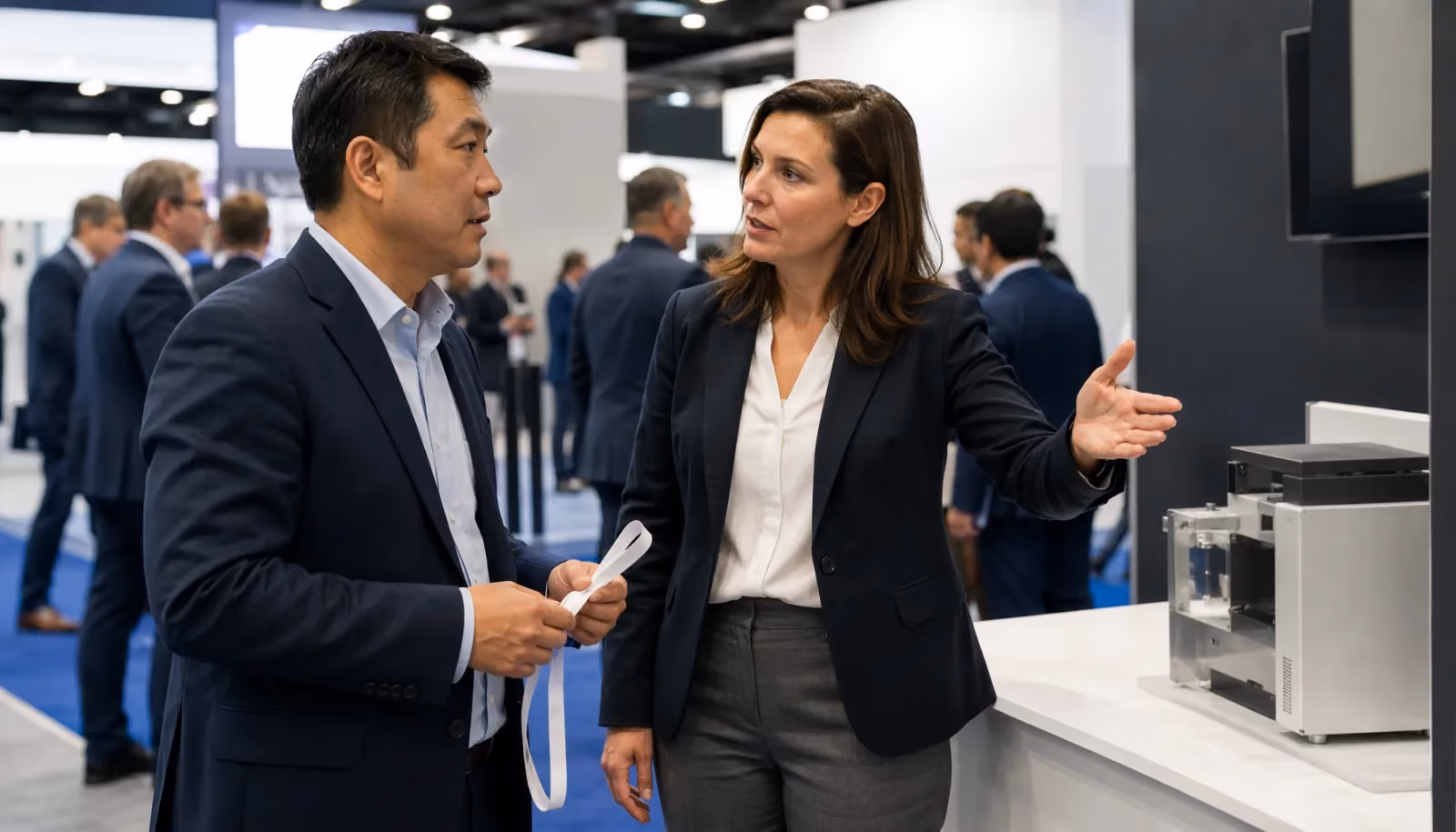 Trade show conversation planned through field marketing intelligence