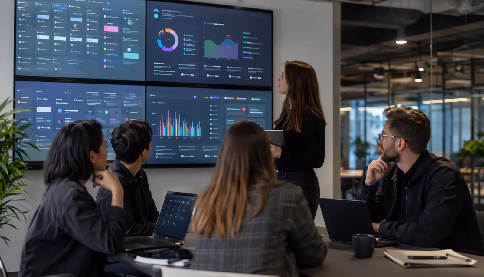 A B2B marketing team reviewing crowded digital channels before reallocating attention to trade show marketing