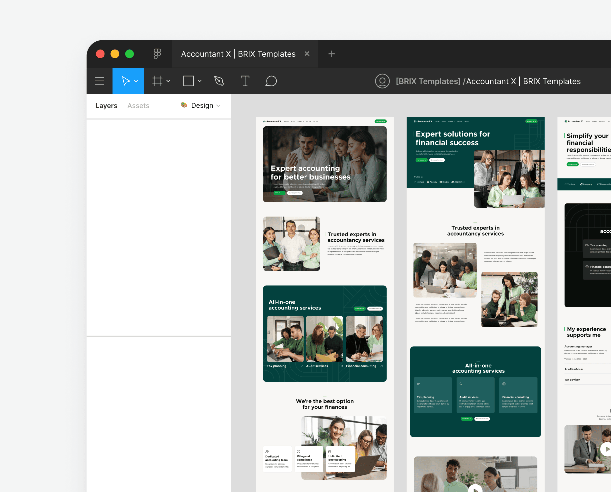 Accountant X - Figma Included - Accountant Webflow Template