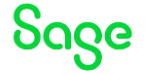 Sage company logo in green lowercase letters.