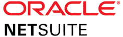 Oracle NetSuite company logo with Oracle in red and NetSuite in black.