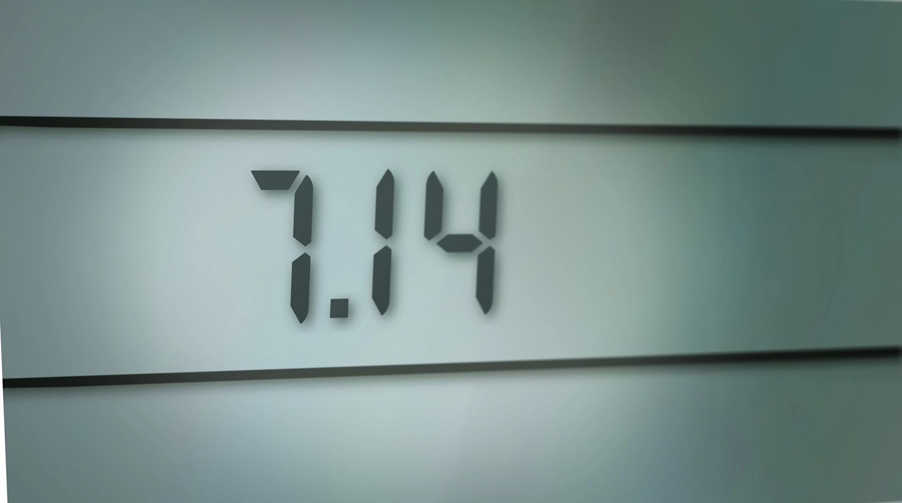 Digital display showing a dissolved oxygen reading of 7.14 ppb, representing ZANZ Solo's ultra-low dissolved oxygen counter-pressure canning for extended craft beverage shelf life