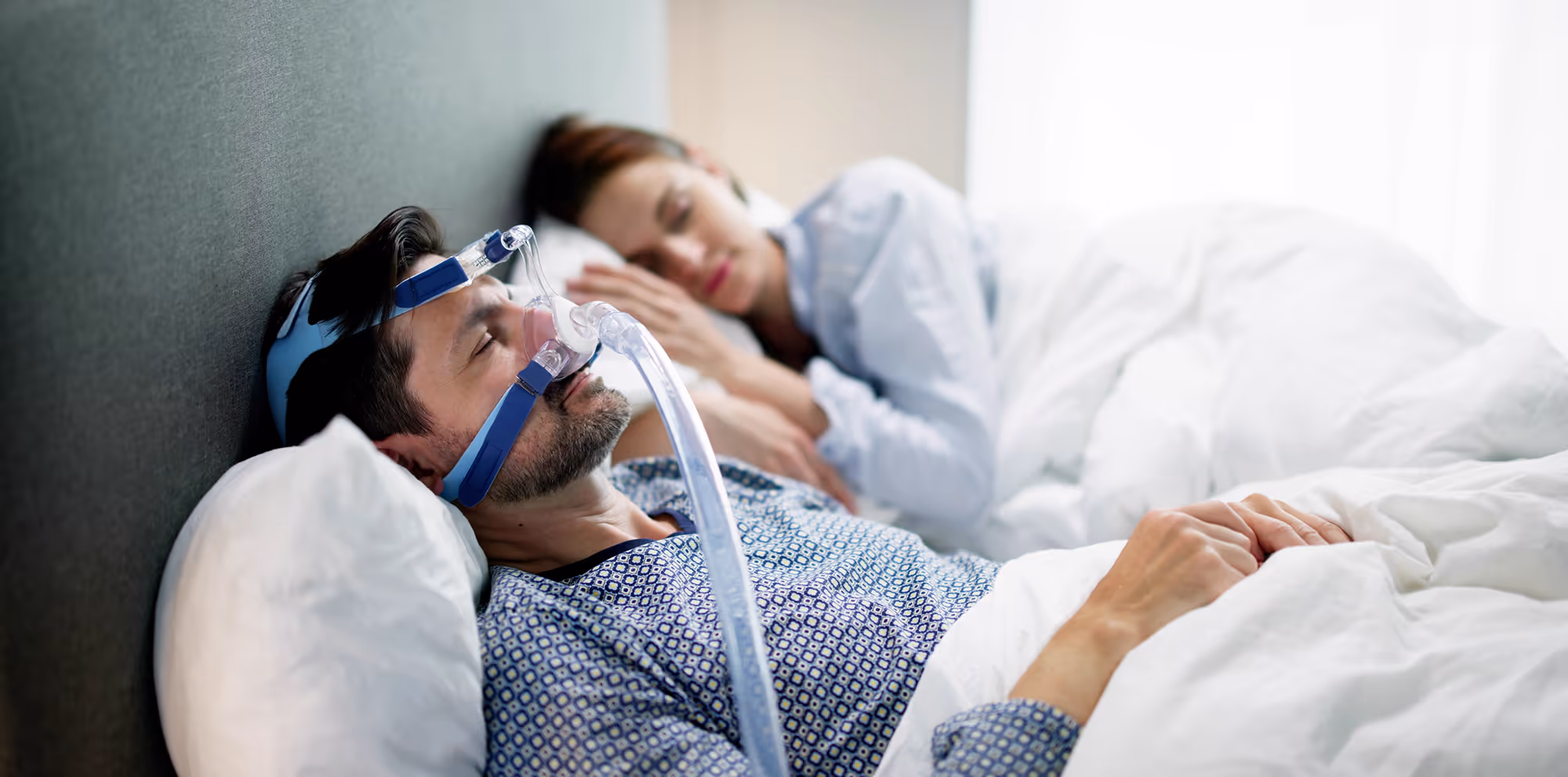 Sleep apnea treatment banner comfortable airway therapy at dental clinic