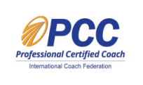 Logo of Professional Certified Coach (PCC) by the International Coach Federation.