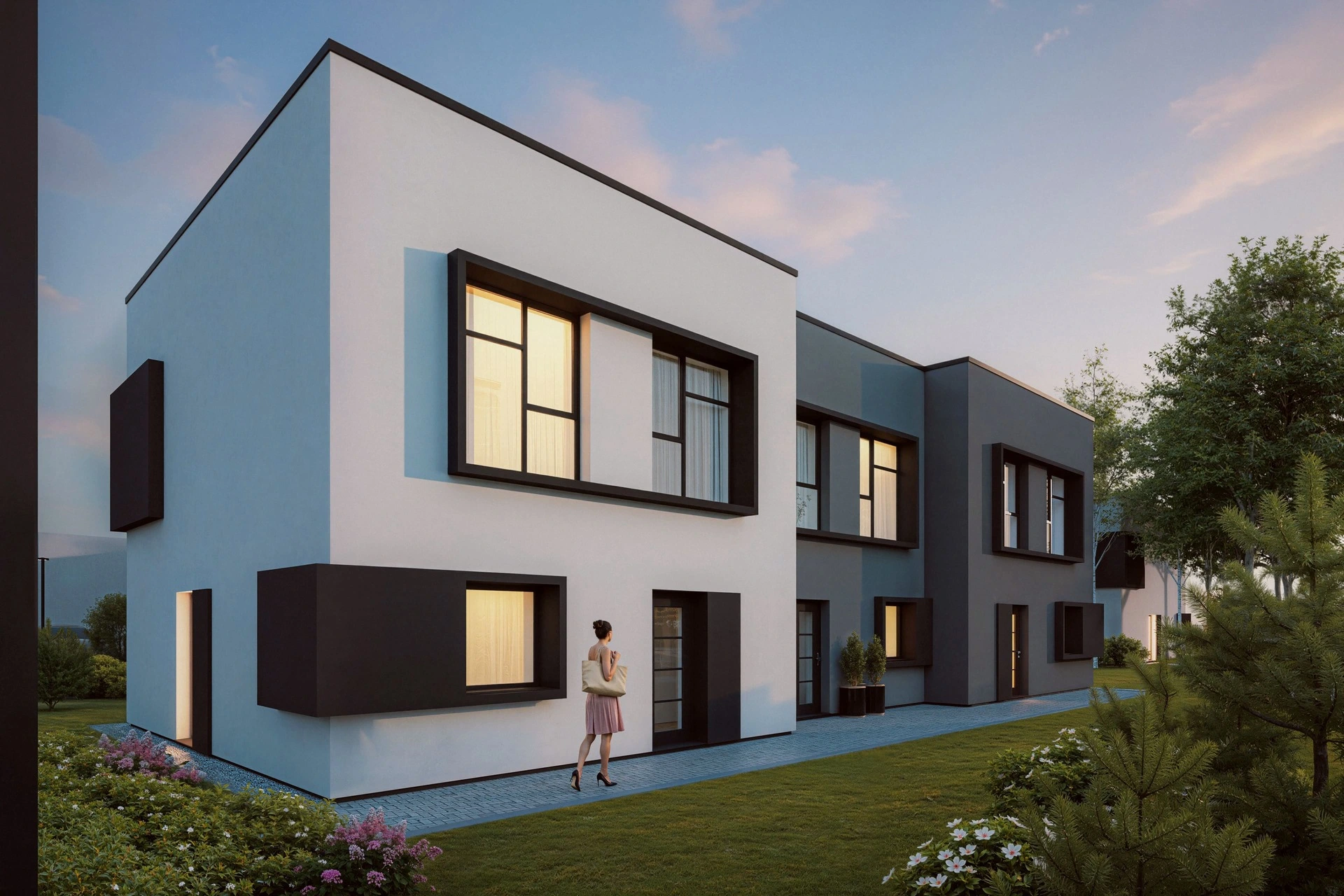 Kotedžo vizualizacija