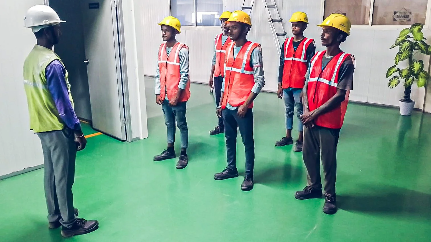 Health & Safety Check at Dongkwang Precision Pvt Ltd, India