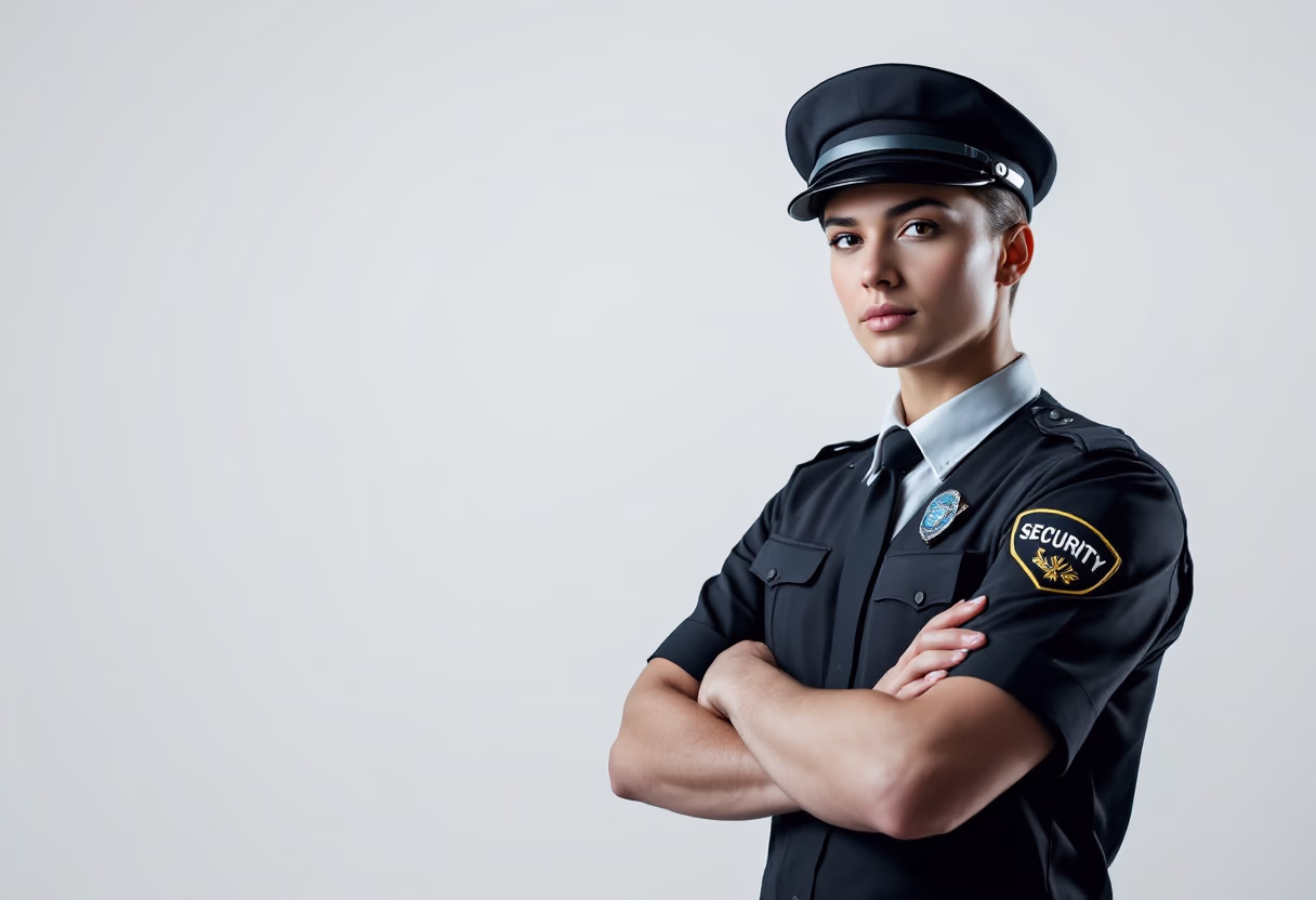 image of security personnel on duty
