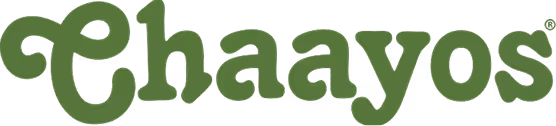Green stylized text logo reading 'Chaayos' with a decorative capital C.