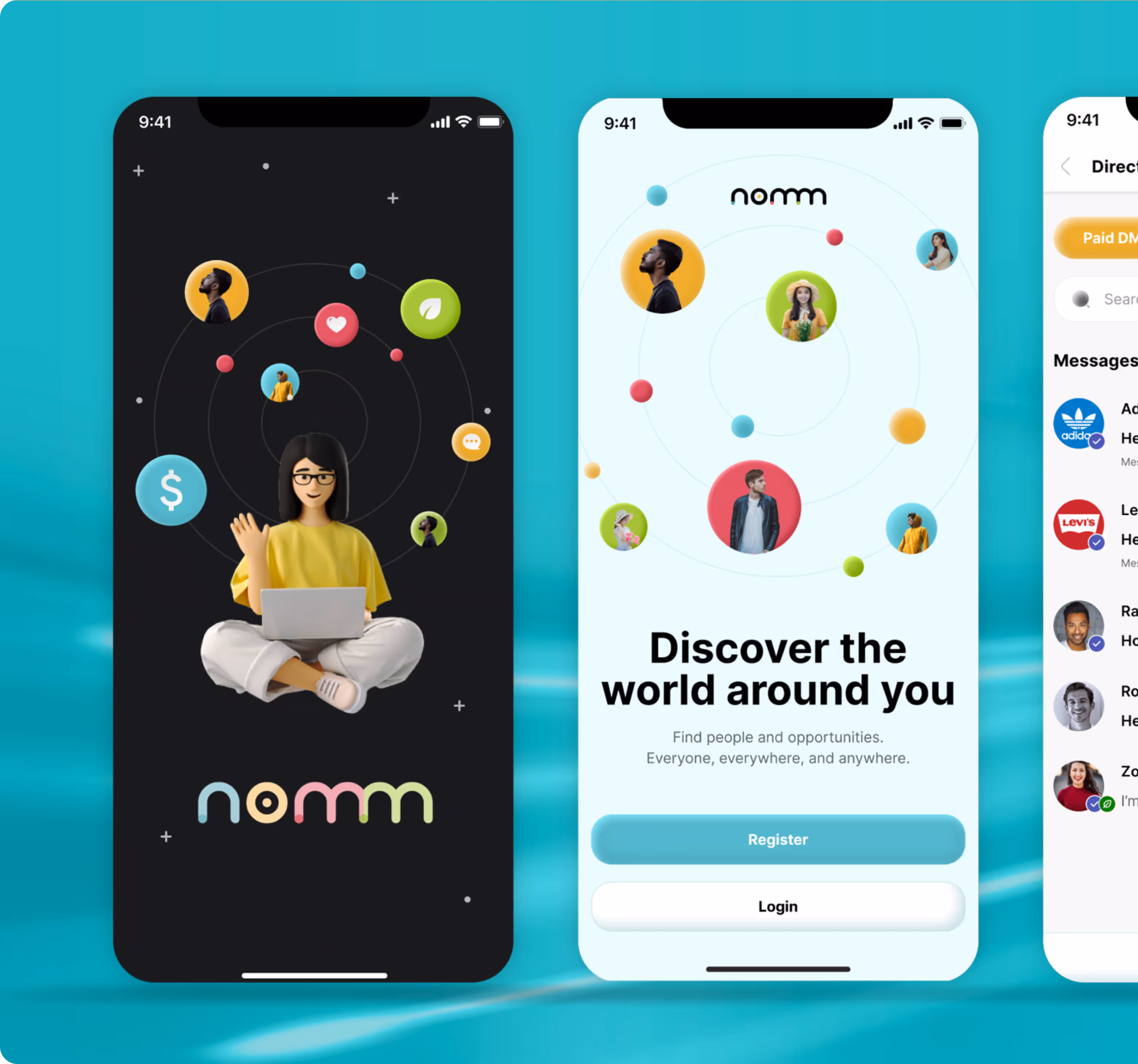 Building a Social Media Experience for NOMM users