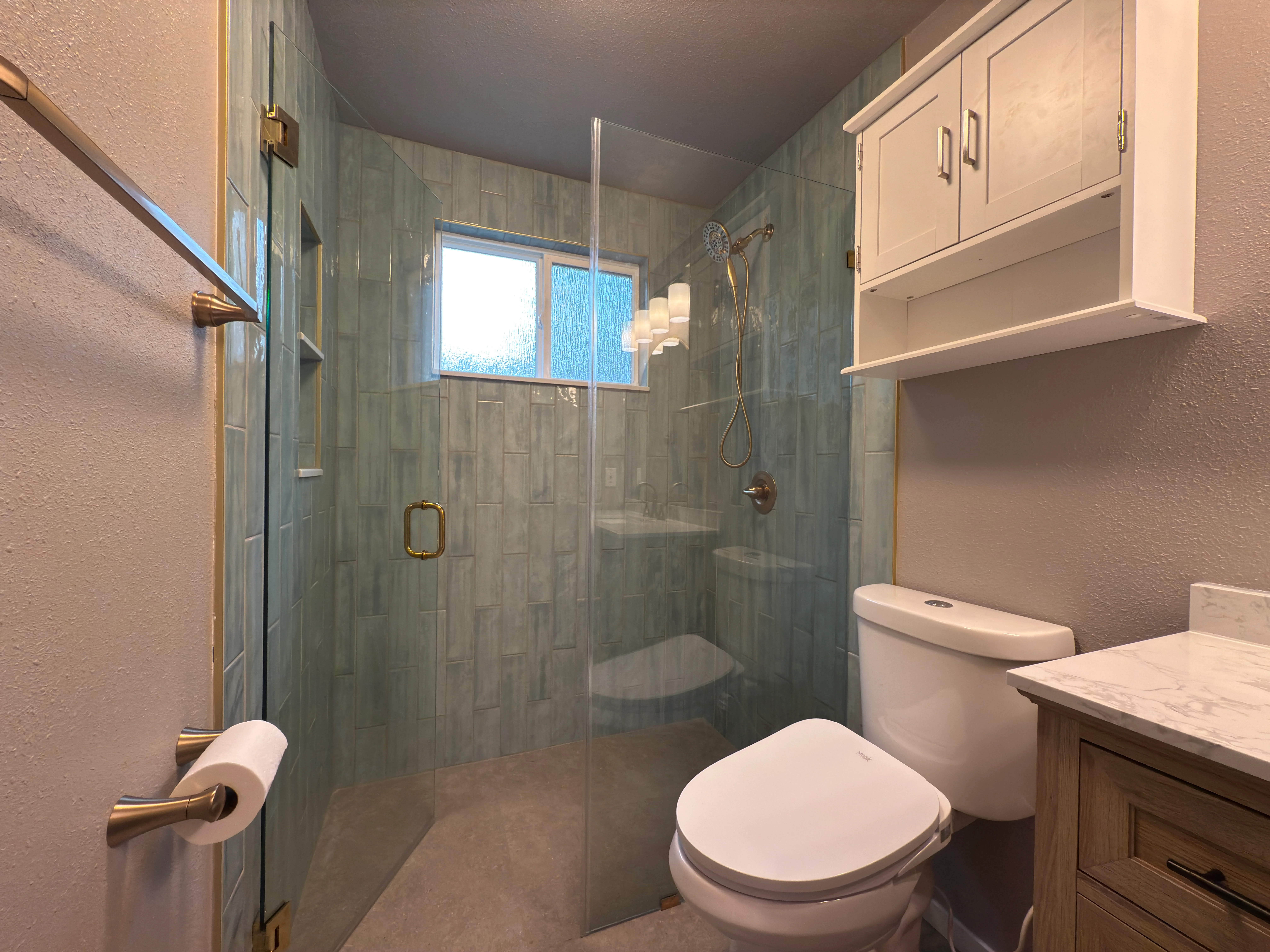 photo - a small bathroom remodeling project in snohomish county