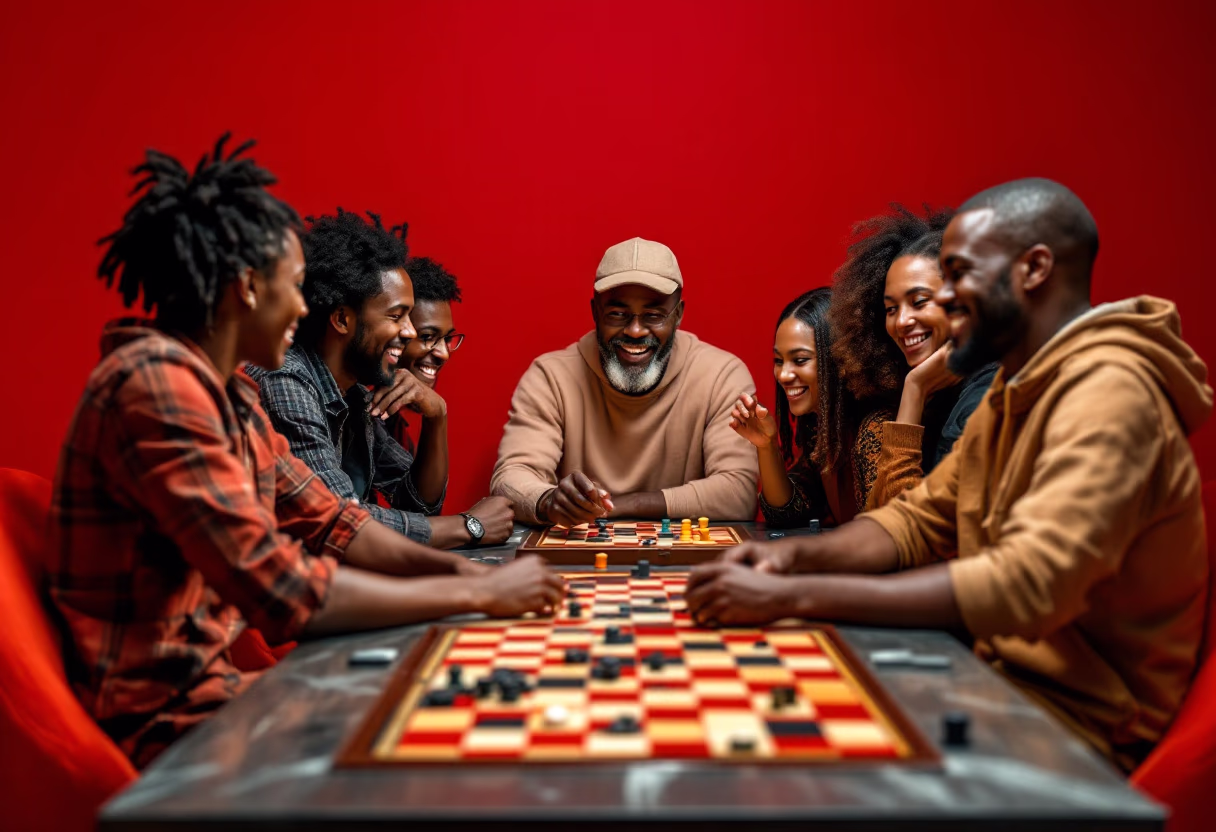 image of community gaming event (for a gaming and entertainment)