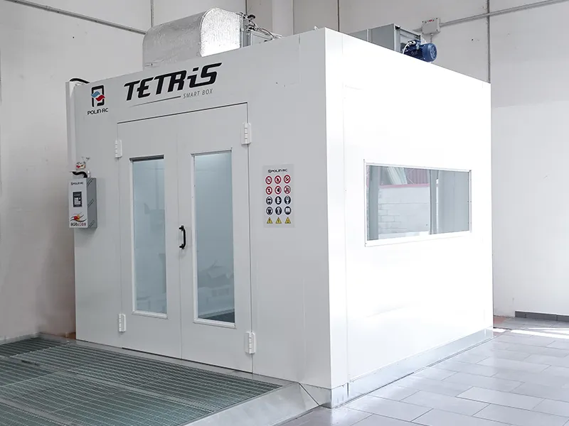 Tetris-maalauskammio pieniin tuotanto- ja huoltotiloihin