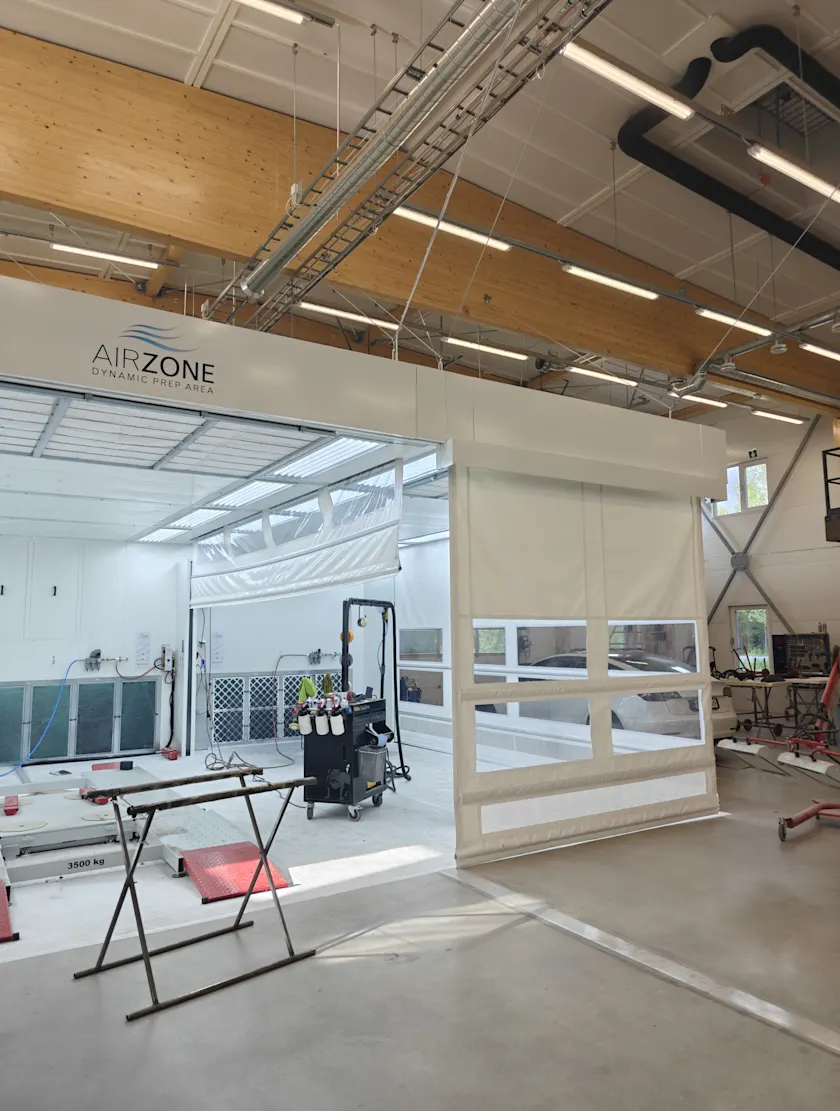 Maalauskammion laitteistopäivitys tuotantotilassa