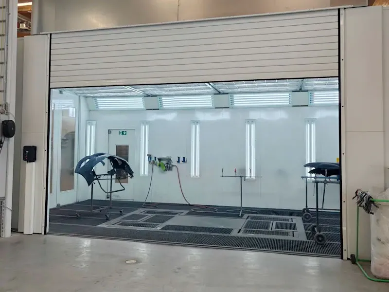 Päivitetty maalauskammio laitteistopäivityksen jälkeen