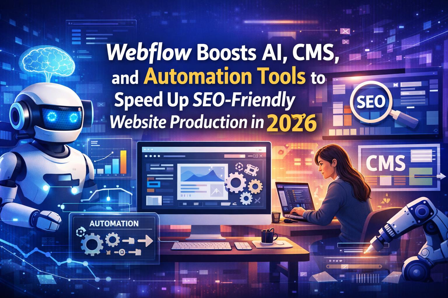 Webflow Boosts AI, CMS, and Automation Tools to Speed Up SEO-Friendly Website Production in 2026