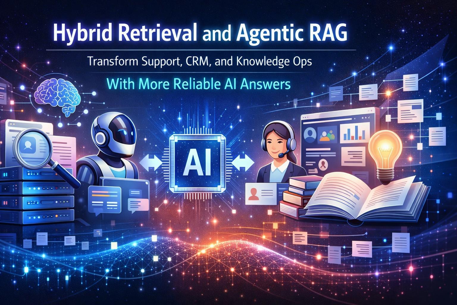 Hybrid Retrieval and Agentic RAG Transform Support, CRM, and Knowledge Ops With More Reliable AI Answers