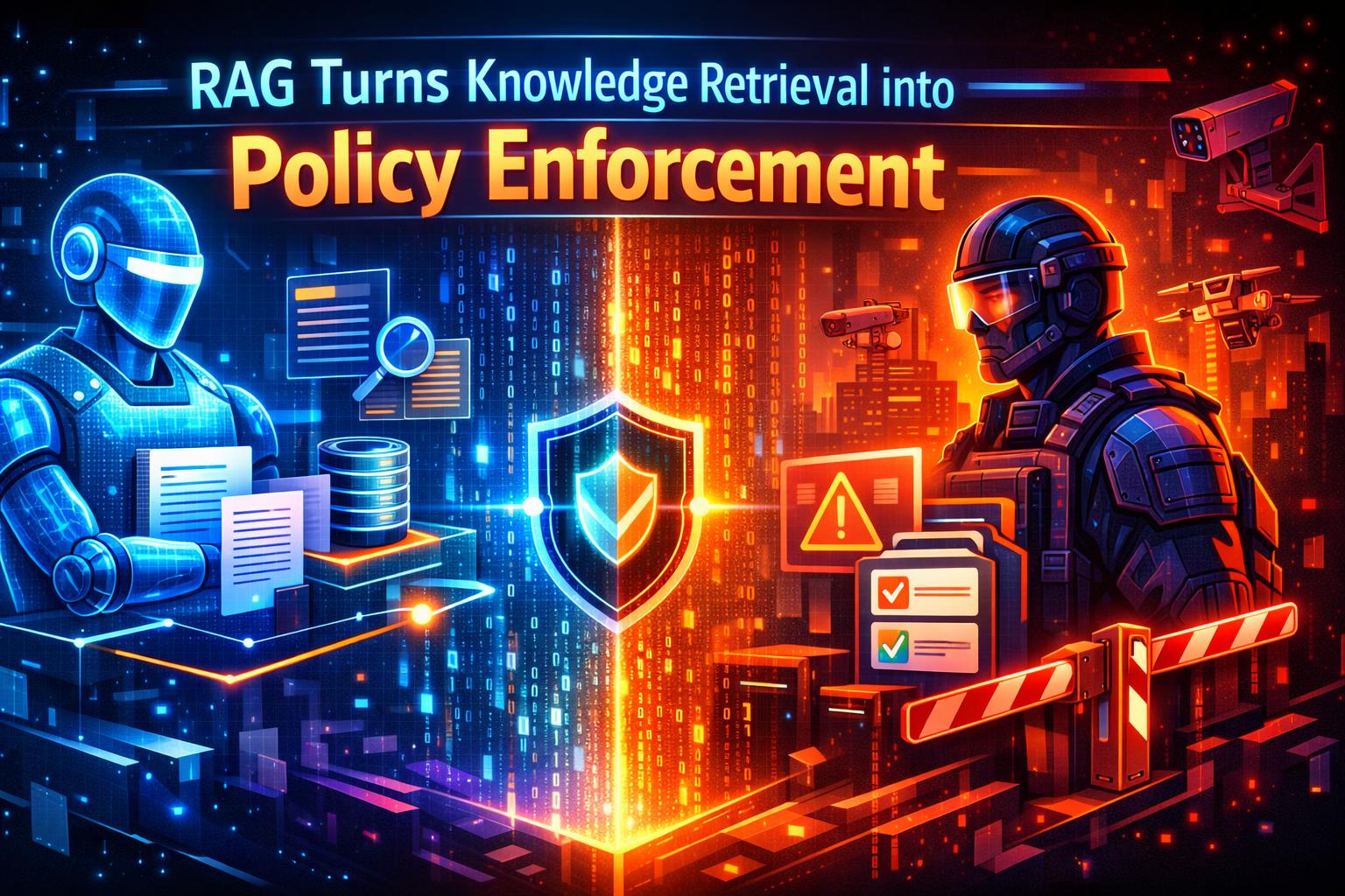 RAG Turns Knowledge Retrieval into Policy Enforcement