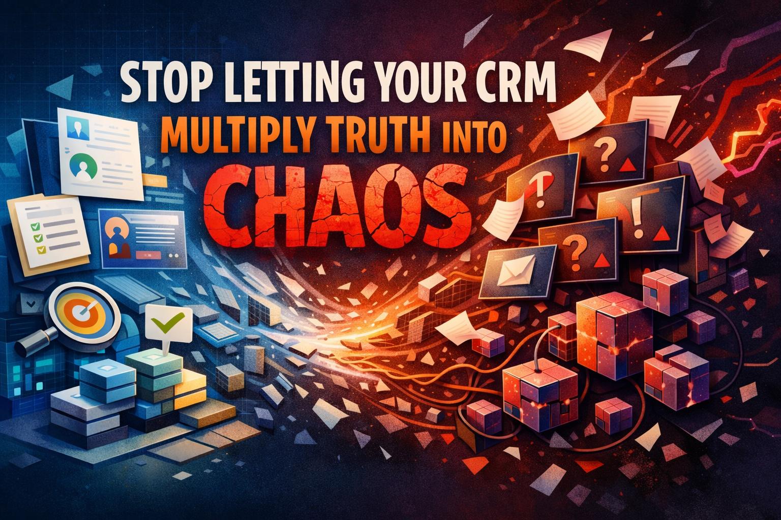 Stop Letting Your CRM Multiply Truth Into Chaos