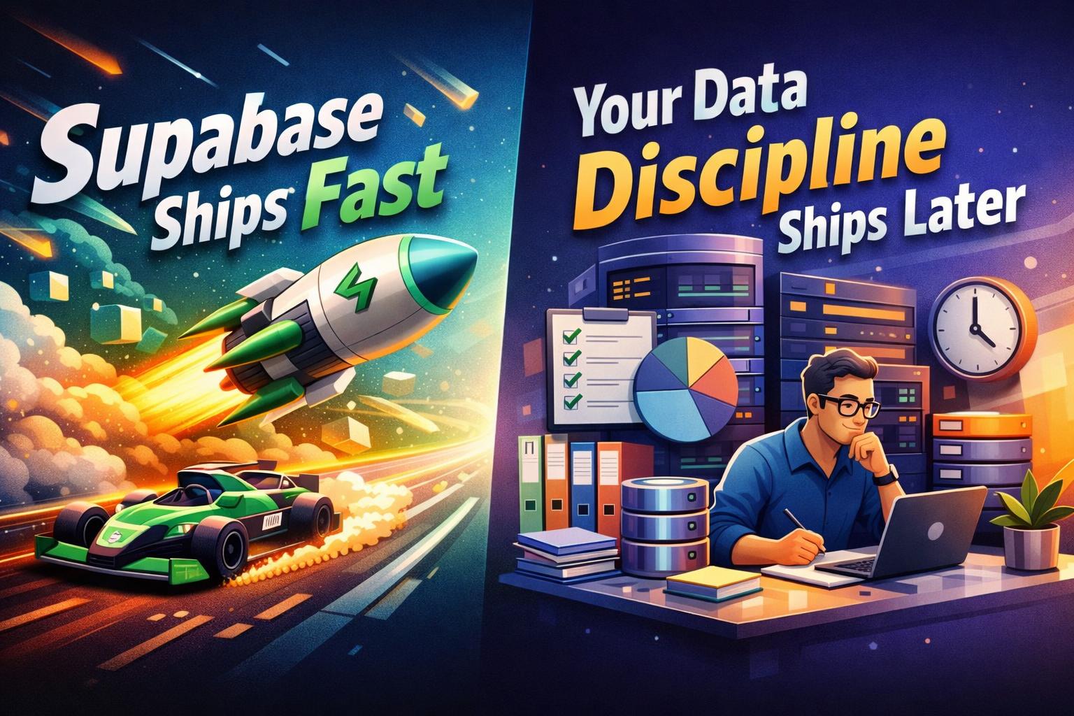 Supabase Ships Fast Your Data Discipline Ships Later