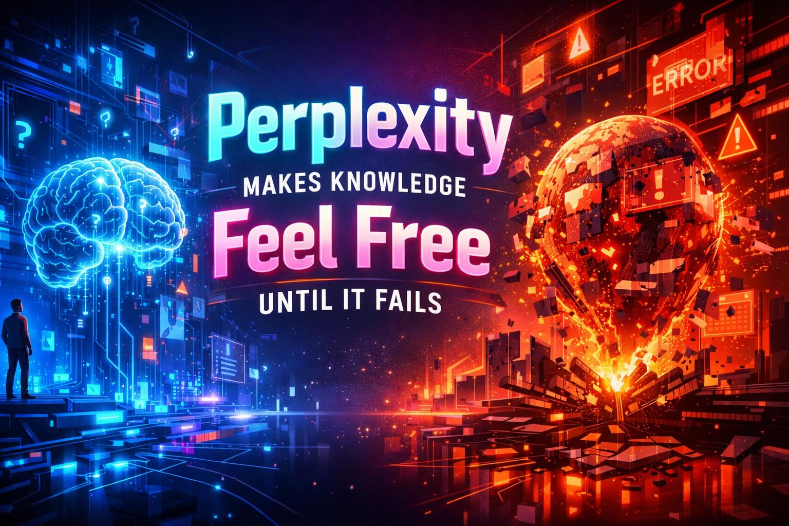 Perplexity Makes Knowledge Feel Free Until It Fails