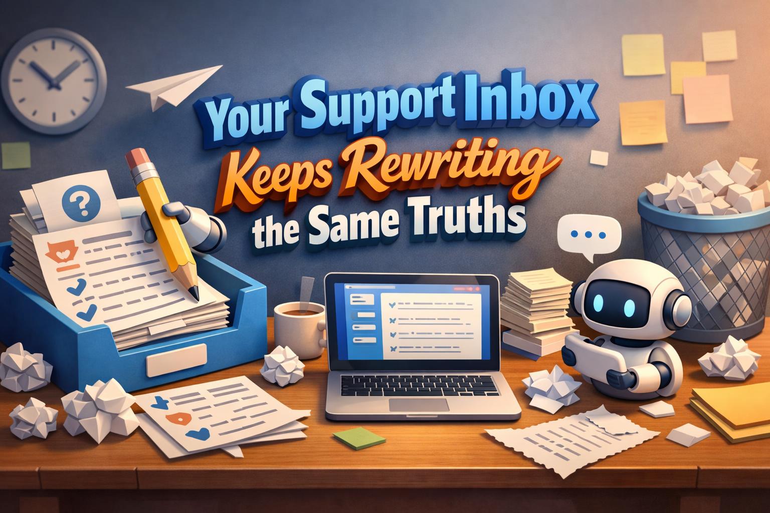 Your Support Inbox Keeps Rewriting the Same Truths