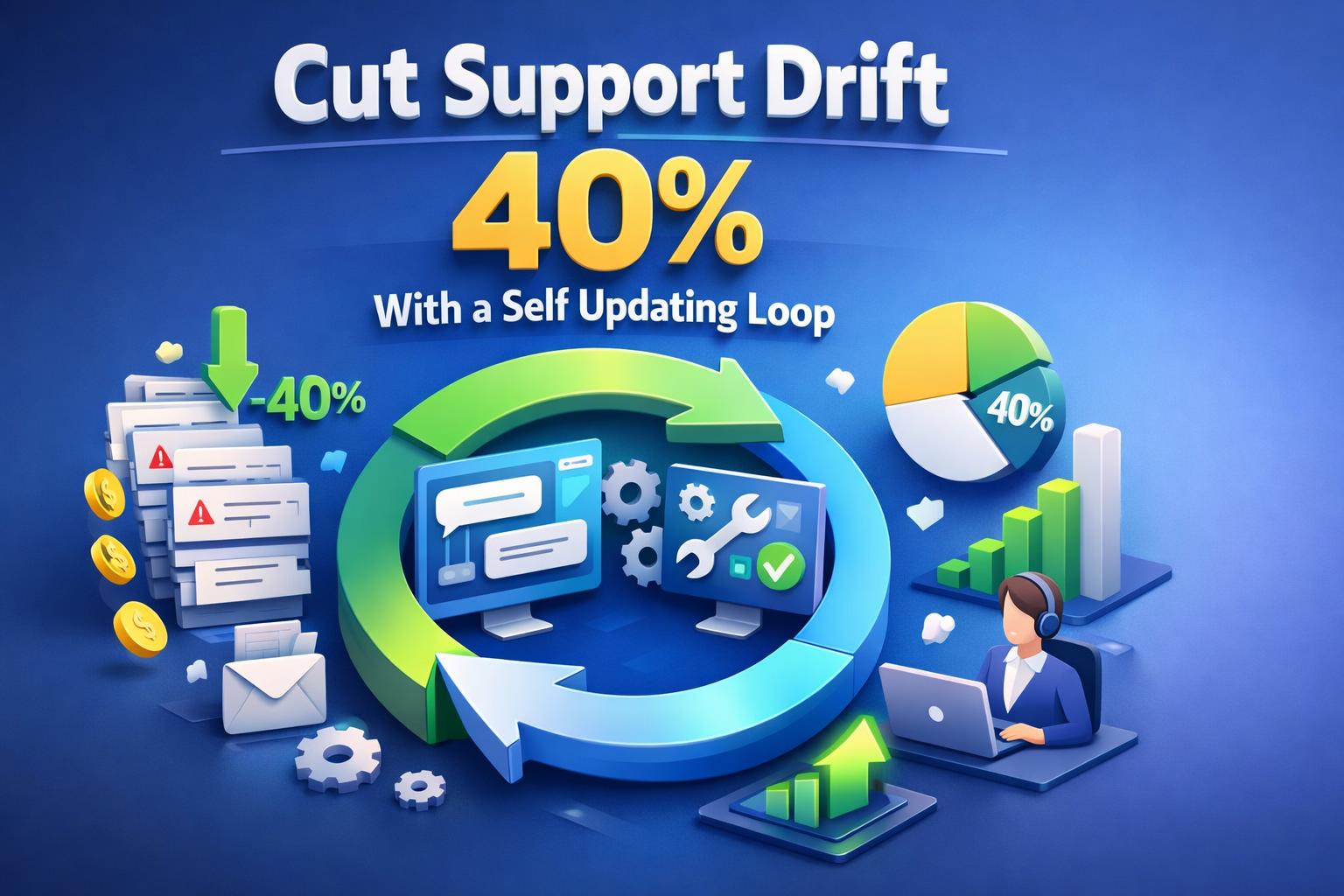 Cut Support Drift 40 Percent With a Self Updating Loop