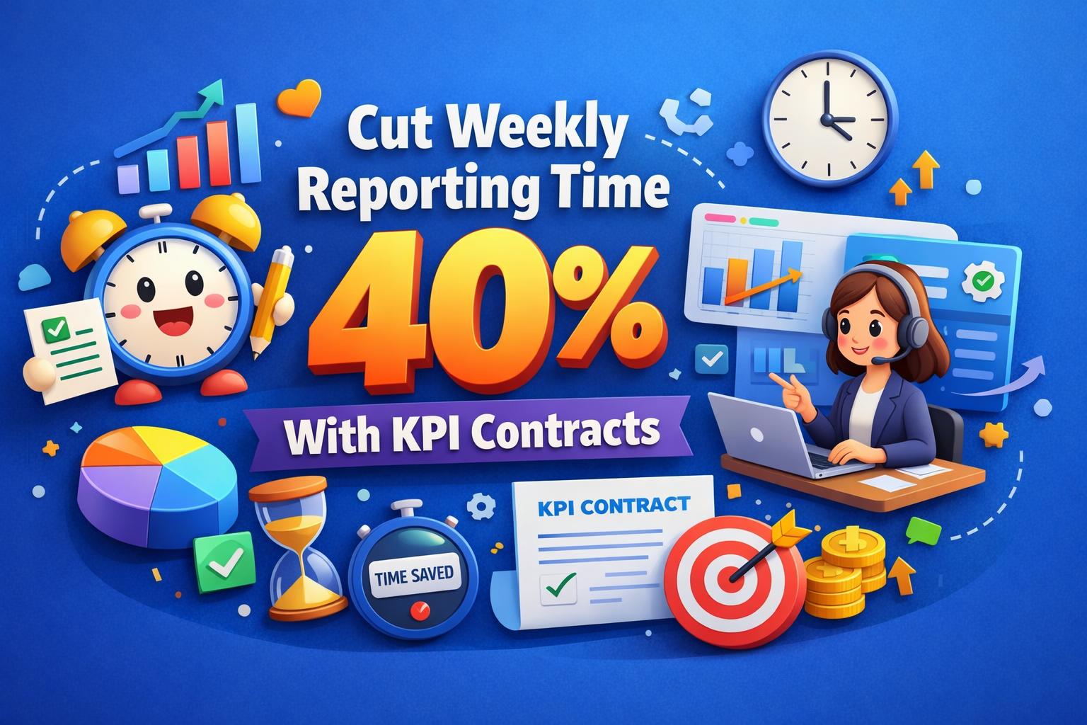 Cut Weekly Reporting Time 40 Percent With KPI Contracts