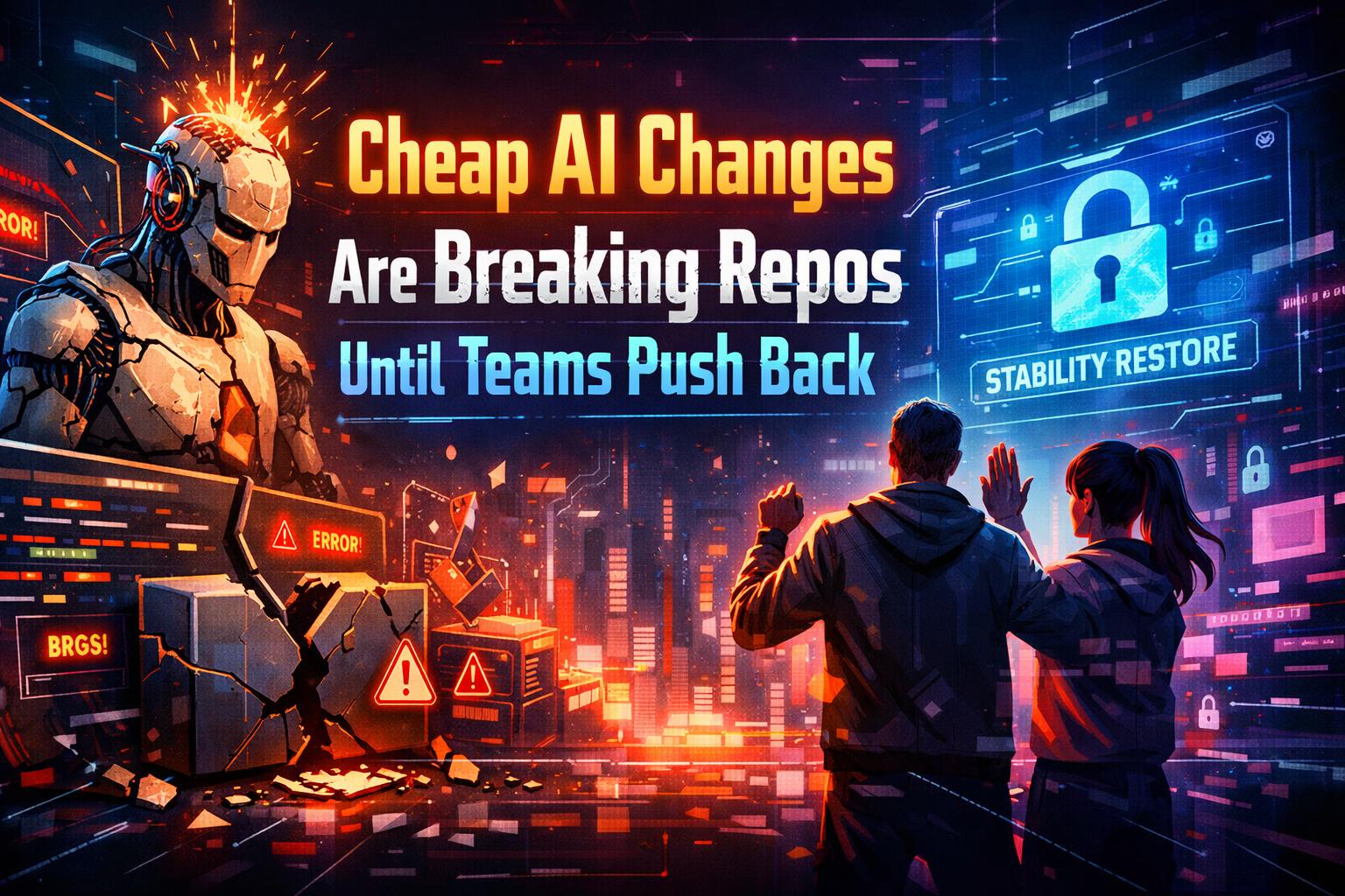 Cheap AI Changes Are Breaking Repos Until Teams Push Back
