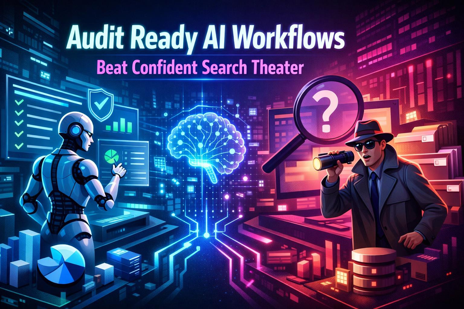 Audit Ready AI Workflows Beat Confident Search Theater