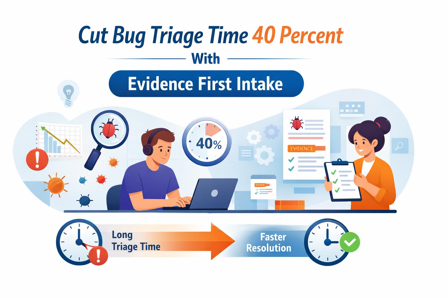 Cut Bug Triage Time 40 Percent With Evidence First Intake