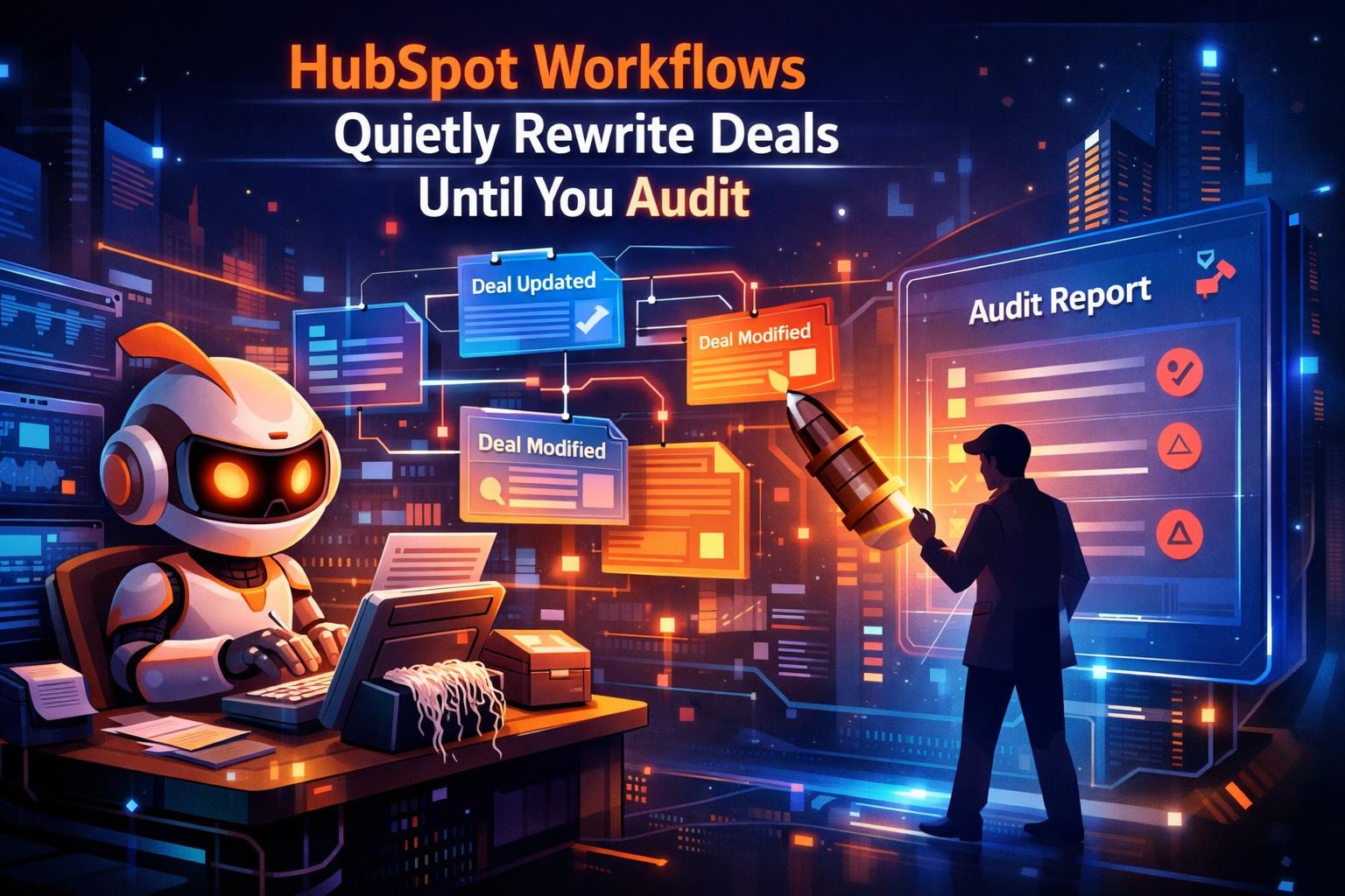 HubSpot Workflows Quietly Rewrite Deals Until You Audit