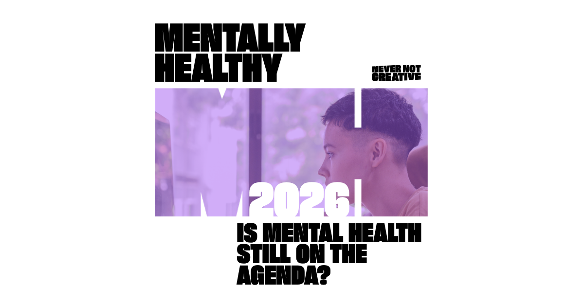 Mentally Healthy 2026 LinkedIn share tile